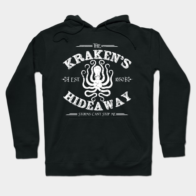 The Kraken's Hideaway, distressed Hoodie by hauntedjack